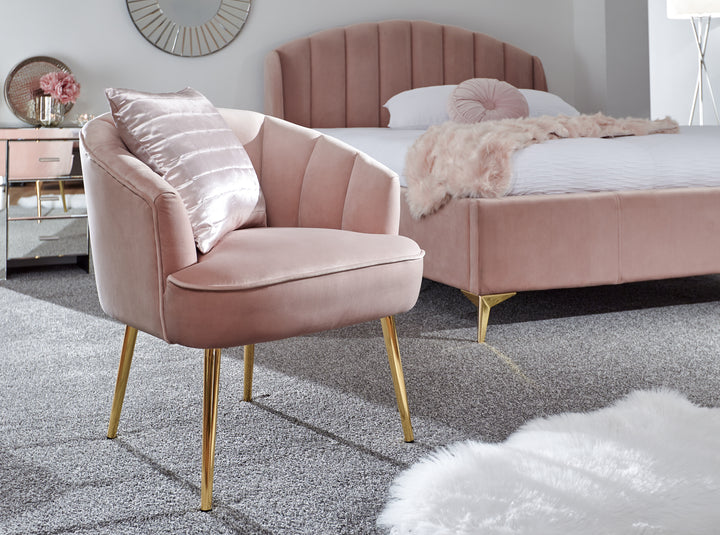 plush velvet chair