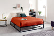 Platform Bed 135Cm Black