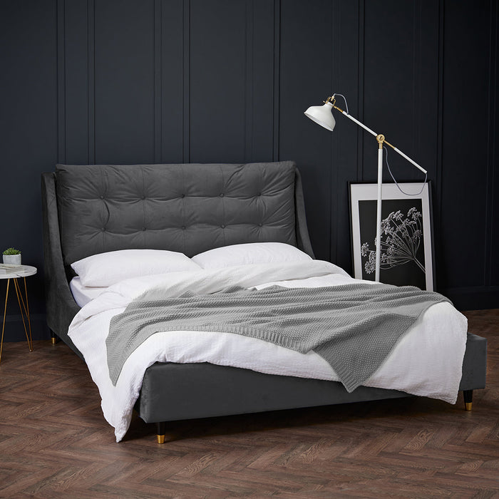 Sloane Grey Double Bed